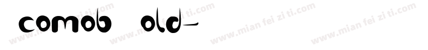 Ecomob Bold字体转换